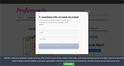 Desktop Screenshot of profumando.com